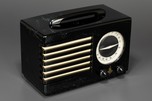 Incredible Black Catalin Emerson ’Aristocrat’ Radio w/ Blue Swirls